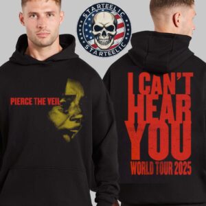Pierce The Vell World Tour 2025 I Can’t Hear You Merch Screamer Unisex Hoodie