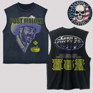 Post Malone X Dallas Cowboys Big Ass Stadium Tour 2025 Unisex Cut Out Tank Top