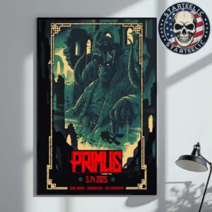 Primus Event Poster At SNHU Arena In Manchester New Hampshire On May 14th 2025 Home Decor Poster Canvas