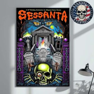 Sessanta V2.0 Tonight Poster At Veterans United Home Loans Amphitheater In Virginia Beach Virginia On May 11th 2025 Home Decor Poster Canvas
