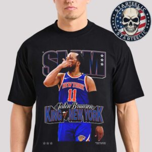 Slam 256 Cover Tee Jalen Brunson King Of New York New York Knicks NBA 2025 Unisex T-Shirt