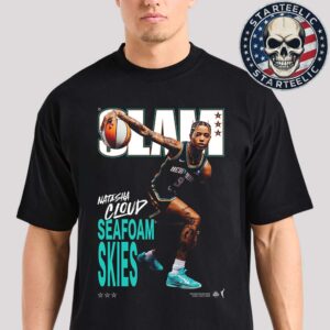 Slam 256 Cover Tee Natasha Cloud Seafoam Skies New York Liberty 2025 WNBA Season Preview Unisex T-Shirt