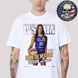 Slam WSlam 256 Cover Tee Kelsey Plum Los Angeles Sparks Magazine From The Westside With Love WNBA 2025 Unisex T-Shirt