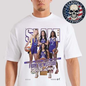 Slam WSlam 256 Cover Tee Los Angeles Sparks Magazine From The Westside With Love WNBA 2025 Unisex T-Shirt