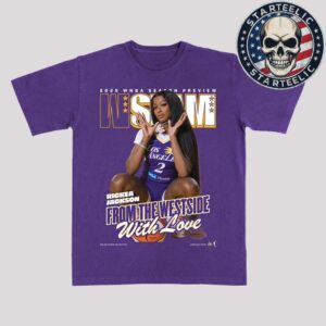 Slam WSlam 256 Cover Tee Rickea Jackson Los Angeles Sparks Magazine From The Westside With Love WNBA 2025 Unisex T-Shirt