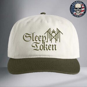 Sleep Token Even In Arcadia In Australian Pop Up Merch Ornamental Script Natural And Army Classic Cap Hat Snapback