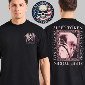 Sleep Token Even In Arcadia Tour 2025 Flamingo Frame Tee Two Sided Unisex T-Shirt