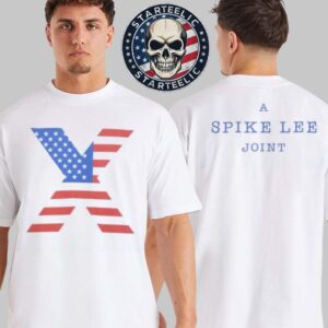 Spike Lee X M&N X 40 Acres Celebrating Malcolm X’s 100th Birthday Collection Two Sided Unisex T-Shirt