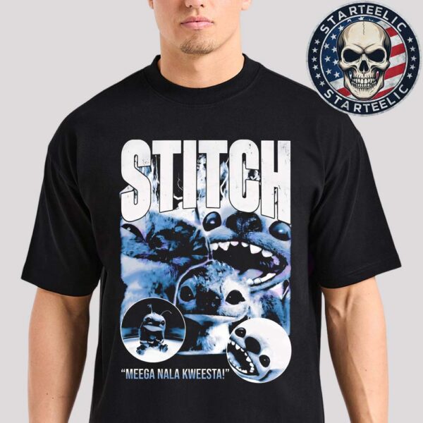 Stitch And Lilo X Meega Nala Kweesta Disney Movie 2025 Unisex T-Shirt