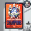 Harry Kane Wins The First With FC Bayern Munchen Are Deutscher Meister 2025 Bundesliga 2025 Home Decor Poster Canvas