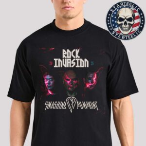 The Smashing Pumpkins Official Poster Rock Invasion 2025 Tour To Asia On September 2025 Unisex T-Shirt