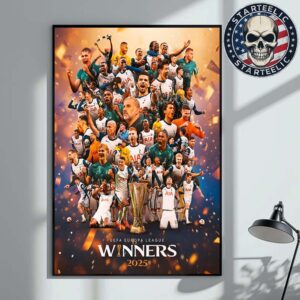 Tottenham Hotspur Are UEFA Europa League Winner Bilbao Final 2025 Home Decor Poster Canvas