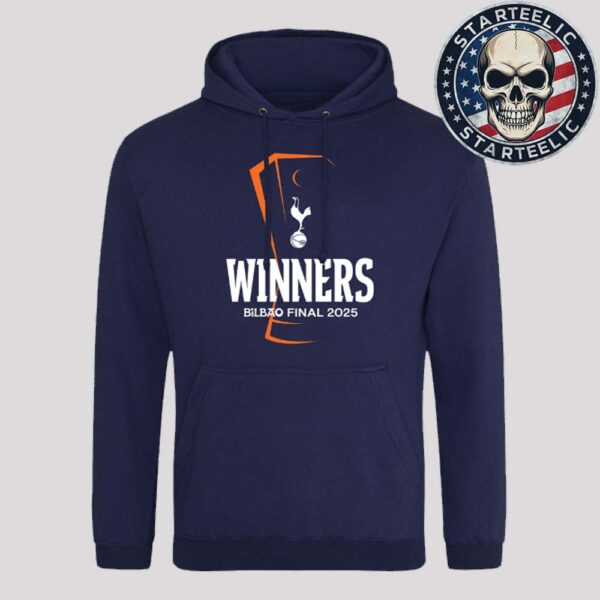 Tottenham Hotspur Europa League 2025 Winners Bilbao Final 2025 Unisex Hoodie
