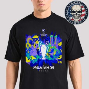 UEFA Champions League Final Road To Munich 2025 Unisex T-Shirt