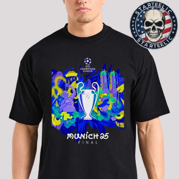 UEFA Champions League Final Road To Munich 2025 Unisex T-Shirt