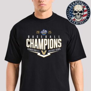 Vanderbilt Commodores 2025 SEC Baseball Conference Tournament Champions Playoff Pitch Unisex T-Shirt