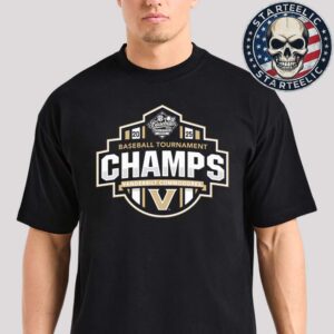 Vanderbilt Commodores 2025 SEC Baseball Conference Tournament Champions Unisex T-Shirt