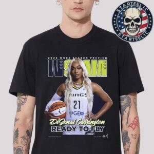 WSlam 256 Cover Tee Dallas Wings DiJonai Carrington Ready To Fly 2025 WNBA Season Preview 2025 Unisex T-Shirt
