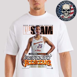 WSlam 256 Cover Tee The Phoenix Mercury Rising Alyssa Thomas 2025 WNBA Season Preview Unisex T-Shirt