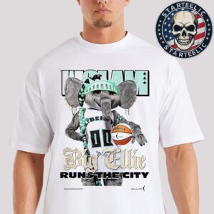 WSlam Cover Tee New York Liberty Big Ellie Runs The City WNBA Unisex T-Shirt
