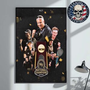 Wake Forest Men’s Tennis Are NCAA Men’s Tennis 2025 National Champions Home Decor Poster Canvas