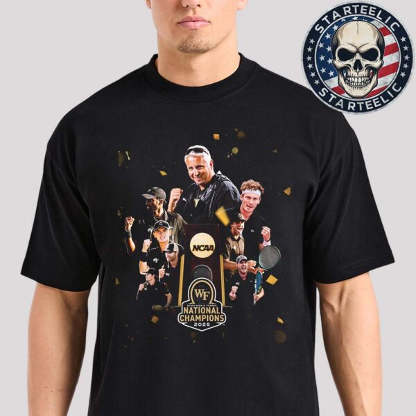 Wake Forest Men’s Tennis Are NCAA Men’s Tennis 2025 National Champions Unisex T-Shirt