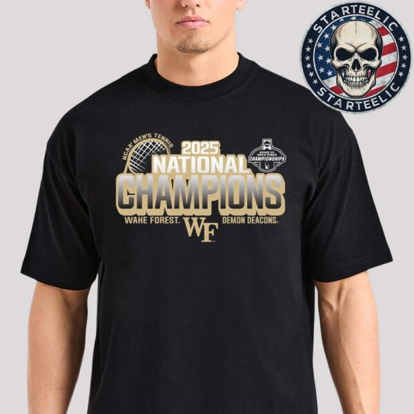 Wake Forest University Men’s Tennis 2025 National Champions Unisex T-Shirt