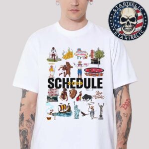 Washington Commanders A Work Of Art NFL 2025 Schedule Unisex T-Shirt