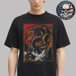 A Perfect Circle Exclusive Limited Ridgefield Dragon Poster At Cascades Amphitheater In Ridgefield WA On June 6 2025 Unisex T-Shirt