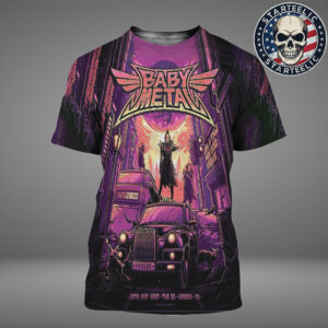Baby Metal Event Poster At The O2 In London UK On May 30th 2025 All Over Print Shirt