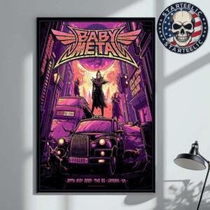 Baby Metal Event Poster At The O2 In London UK On May 30th 2025 Home Decor Poster Canvas