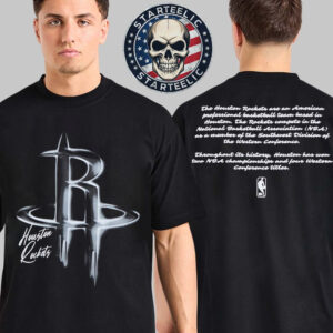 Chase B X NBA Houston Rockets Logo 2025 Two Sided Unisex T-Shirt