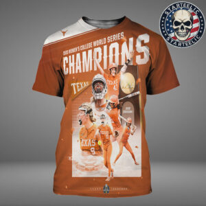 Congrats Texas Longhorns Are Women’s College World Series Champions Division I 2025 NCAA All Over Print Shirt