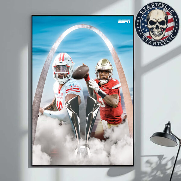 DC Defenders Vs Michigan Panthers Matchup UFL Championship 2025 Home Decor Poster Canvas
