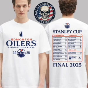 Edmonton Oilers 2025 Stanley Cup Final Roster NHL Two Sided Unisex T-Shirt