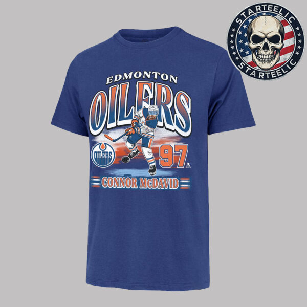 Edmonton Oilers Connor McDavid Franklin Player Name And Number Unisex T-Shirt