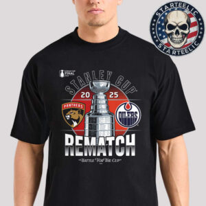 Florida Panthers Vs Edmonton Oilers 2025 Stanley Cup Final Matchup Rematch NHL Unisex T-Shirt