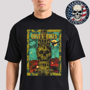 Guns N Roses Event Poster In Istanbul Turkey At Tupras Stadium On June 2nd 2025 Unisex T-Shirt