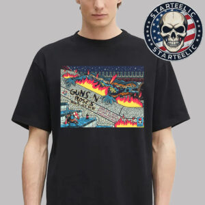 Guns N Roses Event Poster Was Here At Estadi Olimpic In Barcelona Spain On June 9th 2025 Unisex T-Shirt