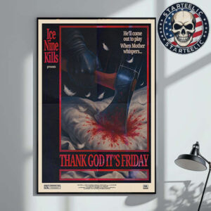 Ice Nine Kills Come Out To Play Collectible Poster Thank God It’s Friday 2025 Home Decor Poster Canvas