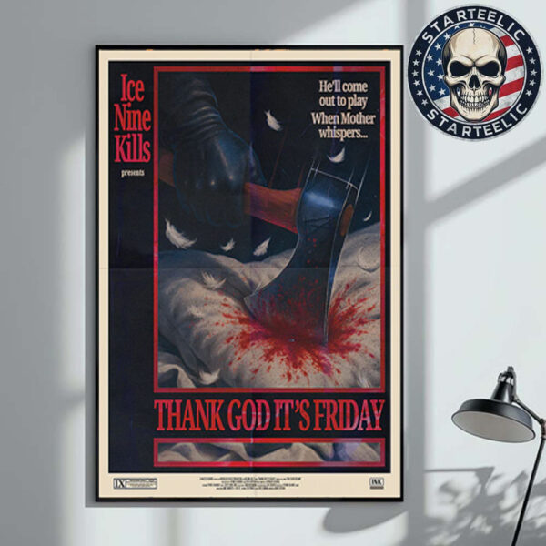 Ice Nine Kills Come Out To Play Collectible Poster Thank God It’s Friday 2025 Home Decor Poster Canvas