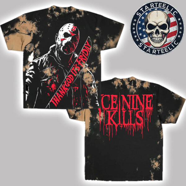 Ice Nine Kills Thank God It’s Friday Dyed Mache Tee All Over Print Shirt