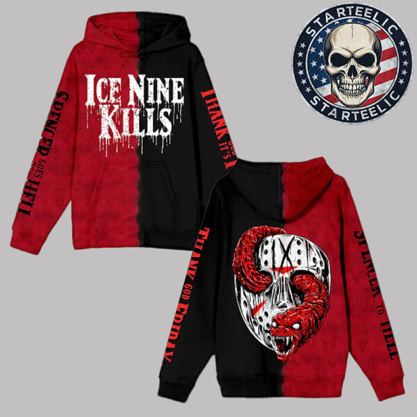 Ice Nine Kills Thank God It’s Friday Spencer Goes To Hell Split Dye Unisex Hoodie