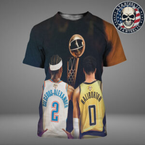 Indiana Pacers Vs Oklahoma City Thunder Matchup 2025 NBA Finals All Over Print Shirt