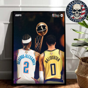 Indiana Pacers Vs Oklahoma City Thunder Matchup 2025 NBA Finals Home Decor Poster Canvas