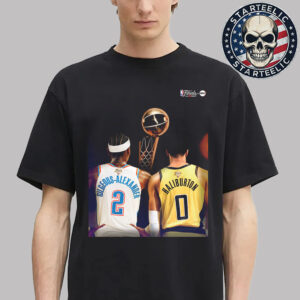 Indiana Pacers Vs Oklahoma City Thunder Matchup 2025 NBA Finals Unisex T-Shirt