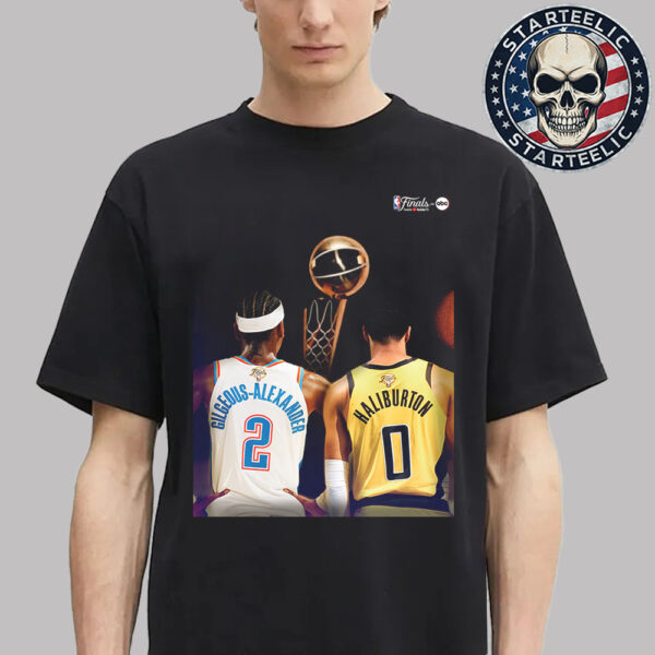 Indiana Pacers Vs Oklahoma City Thunder Matchup 2025 NBA Finals Unisex T-Shirt