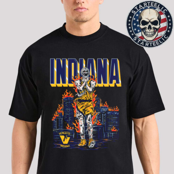 Indiana Pacers X Vengeful Tyrese Haliburton Collection 2025 Unisex T-Shirt