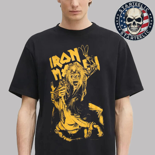 Iron Maiden No Prayer Claw Jumbo Yellow Unisex T-Shirt