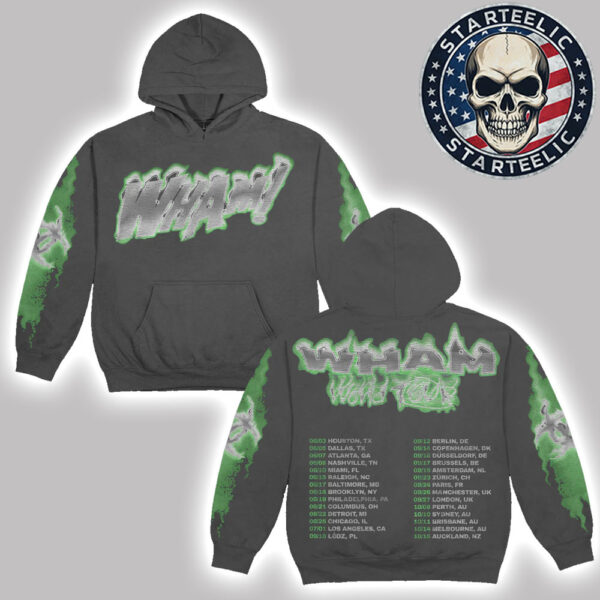 Lil Baby WHAM Tour 2025 Flames Unisex Hoodie